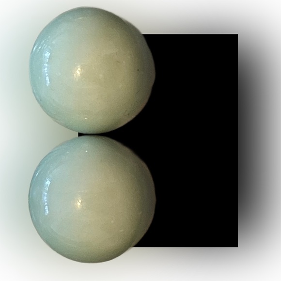 Vintage Collection 2 Mint Green Acrylic Earrings Nwots - Picture 4 of 7